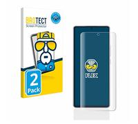 brotect 3D Curved Screen Protector compatible with Xiaomi Redmi Note 12 Pro 5G 2 Pack - Full Screen Coverage