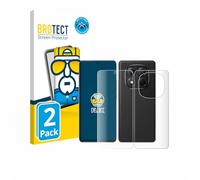 brotect 3D Curved Screen Protector compatible with Xiaomi Redmi Note 14 Pro 4G (Front+Back) 2 Pack - Full Screen Coverage