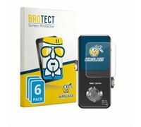 brotect 6 Pack Glass Film compatible with TC Electronic POLYTUNE 3 Noir