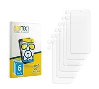 brotect 6 Pack Glass Film compatible with TCL K70 Power 4G