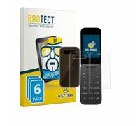 brotect 6 Pack Protection Film compatible with HMD 2660 Flip 4G