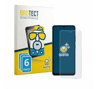 brotect 6 Pack Protection Film compatible with Lava Bold N2 5G