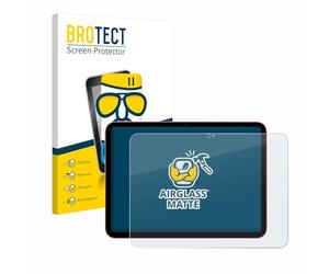 brotect Anti-Glare Glass Screen Protector Matte compatible with Apple iPad 10.9" 2022 (10th Gen.) - Anti-Scratch 9H Protection Film
