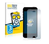 brotect Anti-Glare Glass Screen Protector Matte compatible with Apple iPhone 5 / 5S / 5C / SE 2016 (3 Pack) - Anti-Scratch 9H Protection Film