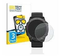 brotect Anti-Glare Glass Screen Protector Matte compatible with Garmin Fenix 6X Pro (3 Pack) - Anti-Scratch 9H Protection Film