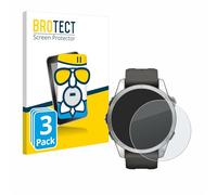 brotect Anti-Glare Glass Screen Protector Matte compatible with Garmin Fenix 7S Pro Solar (42 mm) (3 Pack) - Anti-Scratch 9H Protection Film