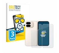 brotect Anti-Glare Glass Screen Protector Matte compatible with Google Pixel 9 Pro Fold (Front+Back) (3 Pack) - Anti-Scratch 9H Protection Film