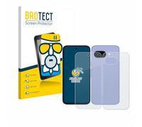 brotect Anti-Glare Glass Screen Protector Matte compatible with Google Pixel 9a (Front+Back) - Anti-Scratch 9H Protection Film