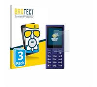 brotect Anti-Glare Glass Screen Protector Matte compatible with HMD 101 4G (3 Pack) - Anti-Scratch 9H Protection Film