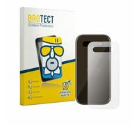 brotect Anti-Glare Glass Screen Protector Matte compatible with HMD 2660 Flip 4G (Back) - Anti-Scratch 9H Protection Film