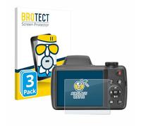 brotect Anti-Glare Glass Screen Protector Matte compatible with Kodak Pixpro AZ528 (3 Pack) - Anti-Scratch 9H Protection Film