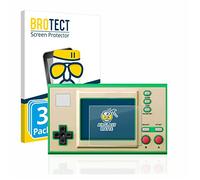 brotect Anti-Glare Glass Screen Protector Matte compatible with Nintendo Game & Watch Super Mario Bros (3 Pack) - Anti-Scratch 9H Protection Film