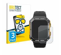 brotect Anti-Glare Glass Screen Protector Matte compatible with Njord Gear The Indestructible Smartwatch (3 Pack) - Anti-Scratch 9H Protection Film