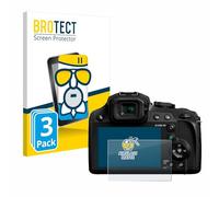 brotect Anti-Glare Glass Screen Protector Matte compatible with Panasonic Lumix DC-FZ82 / FZ82D (3 Pack) - Anti-Scratch 9H Protection Film