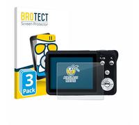 brotect Anti-Glare Glass Screen Protector Matte compatible with Rollei Compactline 880 (3 Pack) - Anti-Scratch 9H Protection Film