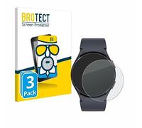 brotect Anti-Glare Glass Screen Protector Matte compatible with Samsung Galaxy Watch 6 (40 mm) (3 Pack) - Anti-Scratch 9H Protection Film