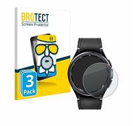 brotect Anti-Glare Glass Screen Protector Matte compatible with Samsung Galaxy Watch 6 Classic (47 mm) (3 Pack) - Anti-Scratch 9H Protection Film