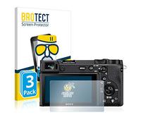 brotect Anti-Glare Glass Screen Protector Matte compatible with Sony Alpha 6600 (3 Pack) - Anti-Scratch 9H Protection Film