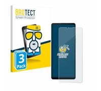 brotect Anti-Glare Glass Screen Protector Matte compatible with Sony Xperia 10 VI (3 Pack) - Anti-Scratch 9H Protection Film