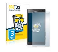 brotect Anti-Glare Glass Screen Protector Matte compatible with Sony Xperia Z5 Compact (3 Pack) - Anti-Scratch 9H Protection Film