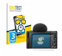 brotect Anti-Glare Glass Screen Protector Matte compatible with Sony ZV-1F (3 Pack) - Anti-Scratch 9H Protection Film