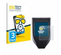brotect Anti-Glare Glass Screen Protector Matte compatible with Trezor Model T (3 Pack) - Anti-Scratch 9H Protection Film