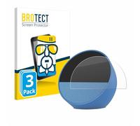 brotect Glass Film compatible with Amazon Echo Spot 2024 | 3 Pack Clear Screen Protection Made in Germany Glass-Film 9H Protection Scratch Resistant High Clarity