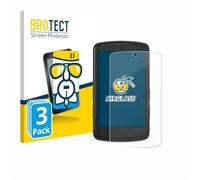 brotect Glass Film compatible with Bryton Rider S810 | 3 Pack Clear Screen Protection Made in Germany Glass-Film 9H Protection Scratch Resistant High Clarity