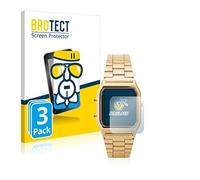 BROTECT Glass Film compatible with Casio AQ-230GA | 3 Pack Clear Screen Protection Made in Germany Glass-Film 9H Protection Scratch Resistant High Clarity