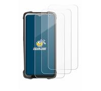 brotect Glass Film compatible with Cubot King Kong 9 | 3 Pack Clear Screen Protection Made in Germany Glass-Film 9H Protection Scratch Resistant High Clarity