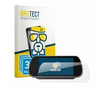 brotect Glass Film compatible with Falcon Mirror Monitor FN-MWCS-M7-R | 3 Pack Clear Screen Protection Made in Germany Glass-Film 9H Protection Scratch Resistant High Clarity