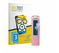 brotect Glass Film compatible with FiiO SnowSky Echo Nano | 3 Pack Clear Screen Protection Made in Germany Glass-Film 9H Protection Scratch Resistant High Clarity