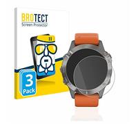 brotect Glass Film compatible with Garmin Fenix 6 Pro | 3 Pack Clear Screen Protection Made in Germany Glass-Film 9H Protection Scratch Resistant High Clarity