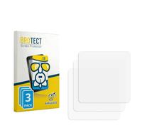 brotect Glass Film compatible with GoPro Hero 6 Black | (Front display) 3 Pack Clear Screen Protection Made in Germany Glass-Film 9H Protection Scratch Resistant High Clarity