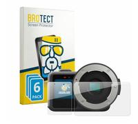 brotect Glass Film compatible with GoPro Mission 1 Pro ILS | 6 Pack Clear Screen Protection Made in Germany Glass-Film 9H Protection Scratch Resistant High Clarity