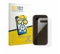brotect Glass Film compatible with HMD 2660 Flip 4G | (Back) Clear Screen Protection Made in Germany Glass-Film 9H Protection Scratch Resistant High Clarity