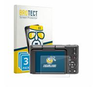 brotect Glass Film compatible with Kodak Pixpro C1 | 3 Pack Clear Screen Protection Made in Germany Glass-Film 9H Protection Scratch Resistant High Clarity