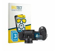 brotect Glass Film compatible with Leica SL3-P | (top plate display) 3 Pack Matte Screen Protection Made in Germany 9H Protection Anti-Glare Glass-Film Anti-Scratch