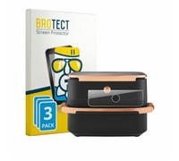 BROTECT Glass Film compatible with Ninja Foodi FlexDrawer AF500EUCP | 3 Pack Clear Screen Protection Made in Germany Glass-Film 9H Protection Scratch Resistant High Clarity