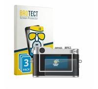 brotect Glass Film compatible with Rollei Mini Digital Camera | 3 Pack Matte Screen Protection Made in Germany 9H Protection Anti-Glare Glass-Film Anti-Scratch