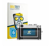brotect Glass Film compatible with Rollei Mini Digital Camera | 6 Pack Clear Screen Protection Made in Germany Glass-Film 9H Protection Scratch Resistant High Clarity