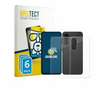 brotect Glass Film compatible with Samsung Galaxy A27 5G | (Front+Back) 6 Pack Clear Screen Protection Made in Germany Glass-Film 9H Protection Scratch Resistant High Clarity