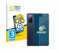 brotect Glass Film compatible with Samsung Galaxy S20 FE 5G | (Front+Camera) 3 Pack Clear Screen Protection Made in Germany Glass-Film 9H Protection Scratch Resistant High Clarity