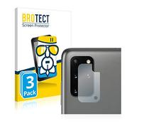BROTECT Glass Film compatible with Samsung Galaxy S20 Plus 5G | (ONLY Camera Lens) 3 Pack Clear Screen Protection Made in Germany Glass-Film 9H Protection Scratch Resistant High Clarity