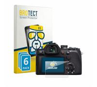 brotect Glass Film compatible with Sony Cyber-Shot DSC-RX10 V | 6 Pack Clear Screen Protection Made in Germany Glass-Film 9H Protection Scratch Resistant High Clarity
