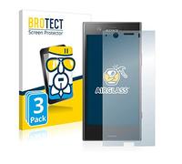 brotect Glass Film compatible with Sony Xperia XZ1 Compact | 3 Pack Clear Screen Protection Made in Germany Glass-Film 9H Protection Scratch Resistant High Clarity