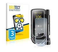 brotect Glass Screen Protector Film compatible with Accu-Chek Mobile (3 Pack) - Glass-Foil 9H Protection [Scratch Resistant, High Clarity]