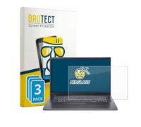 brotect Glass Screen Protector Film compatible with Acer Aspire 17 A17-51 (3 Pack) - Glass-Foil 9H Protection [Scratch Resistant, High Clarity]