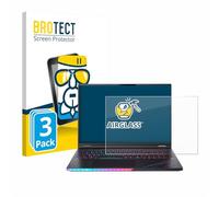 brotect Glass Screen Protector Film compatible with Acer Predator Helios 18 AI PH18-73 (3 Pack) - Glass-Foil Protection [Scratch Resistant]