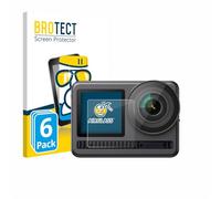 brotect Glass Screen Protector Film compatible with Akaso Brave 8 (Front display) (6 Pack) - Glass-Foil Protection [Scratch Resistant, High Clarity]